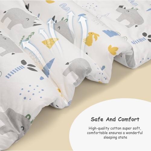 2.5 Tog Baby Sleep Sacks ,Wearable Blanket with Removable Sleeves Winter Toddlers Sleeping Bag - L Size