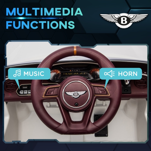 Jouet porteur électrique avec portes papillon Aosom 12&nbsp;V, jouet porteur à 3,1 mi/h pour garçons et filles avec télécommande, système de