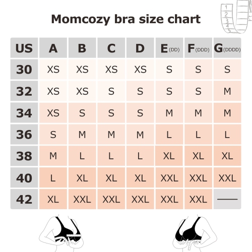 Soutien-gorge d'allaitement mains libres MomCozy, soutien-gorge réglable pour tire-lait et allaitement