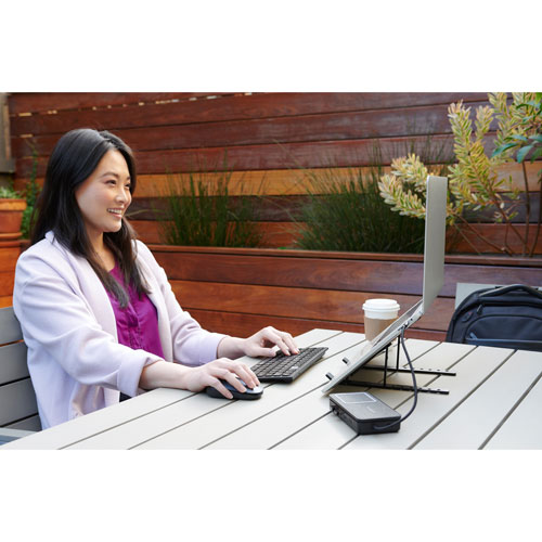 Clavier compact sans fil Bluetooth double de Kensington - Noir - Anglais