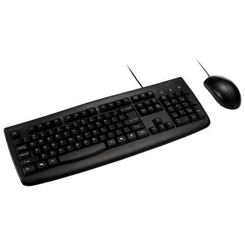 Ensemble lavable avec clavier et souris optique avec fil Pro Fit de Kensington - Anglais