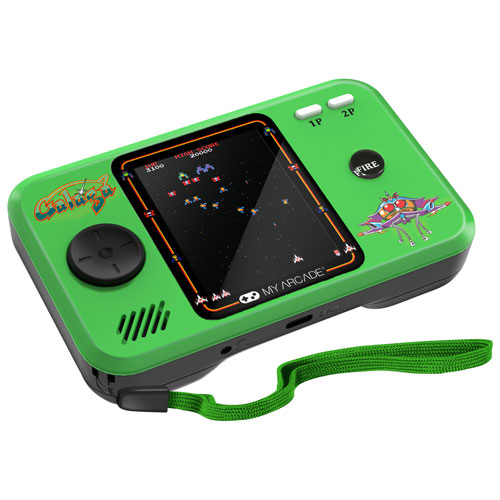 dreamGEAR My Arcade Galaga 2-in-1 Pocket Player Pro Gaming System