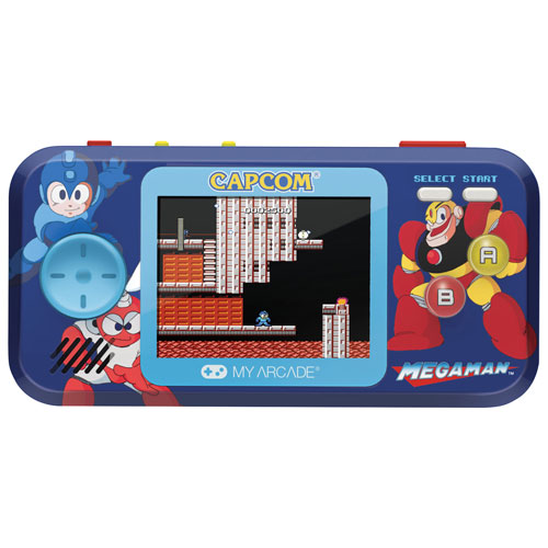 Système de jeu 6-en-1 My Arcade Mega Man Pocket Player Pro de dreamGEAR