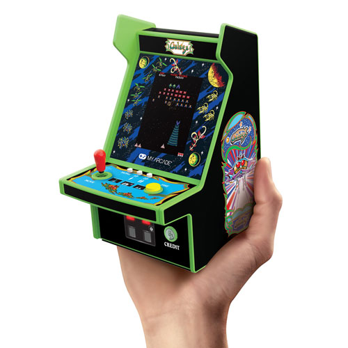Borne d'arcade miniature de 6,75 po 2-en-1 Micro Player Pro My Arcade Galaga de dreamGEAR