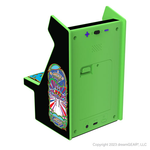 Borne d'arcade miniature de 6,75 po 2-en-1 Micro Player Pro My Arcade Galaga de dreamGEAR