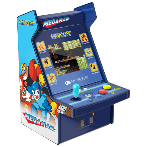 Miniborne d'arcade 6-en-1 de 6,75 po My Arcade Mega Man Micro Player Pro de dreamGEAR