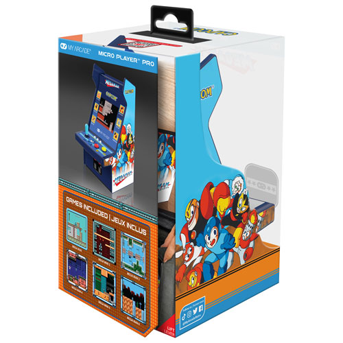Miniborne d'arcade 6-en-1 de 6,75 po My Arcade Mega Man Micro Player Pro de dreamGEAR