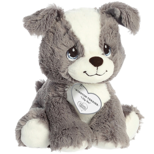 Aurora - Precious Moments - 8.5" Winston Terrier Stuffed Animal