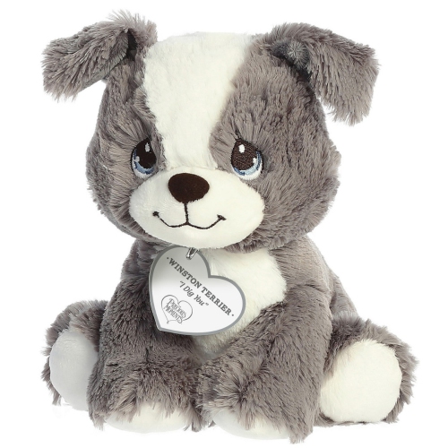 Aurora - Precious Moments - 8.5" Winston Terrier Stuffed Animal