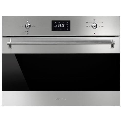 Smeg Classic 23" 2.54 Cu. Ft. Combination Electric Wall Oven - Stainless Steel