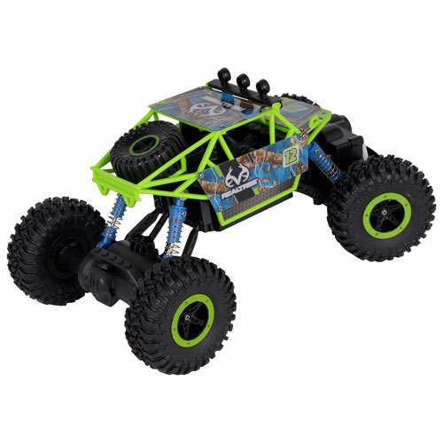 NKOK Realtree RC Rock Crawler 1/16 Scale - Blue/Green