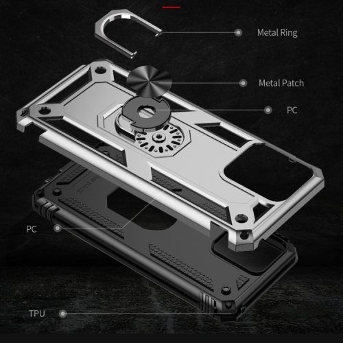 XCRS Dual-Layer Slim Design Armor Protection Cover, Built-in Magnetic Ring with Kickstand Case for Motorola Moto G Stylus 5G 2023