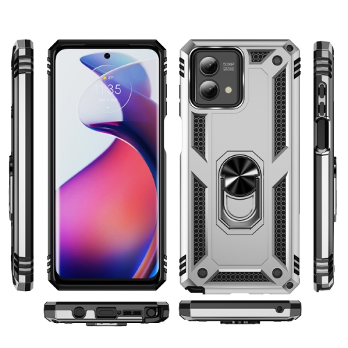 XCRS Dual-Layer Slim Design Armor Protection Cover, Built-in Magnetic Ring with Kickstand Case for Motorola Moto G Stylus 5G 2023