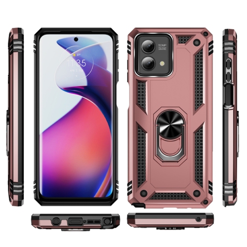 XCRS Dual-Layer Slim Design Armor Protection Cover, Built-in Magnetic Ring with Kickstand Case for Motorola Moto G Stylus 5G 2023