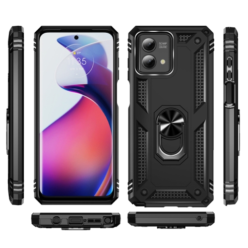 XCRS Dual-Layer Slim Design Armor Protection Cover, Built-in Magnetic Ring with Kickstand Case for Motorola Moto G Stylus 5G 2023
