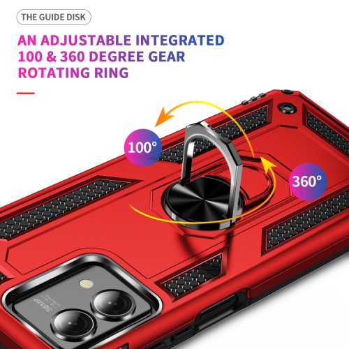 XCRS Dual-Layer Slim Design Armor Protection Cover, Built-in Magnetic Ring with Kickstand Case for Motorola Moto G Stylus 5G 2023