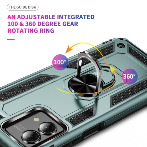 XCRS Dual-Layer Slim Design Armor Protection Cover, Built-in Magnetic Ring with Kickstand Case for Motorola Moto G Stylus 5G 2023