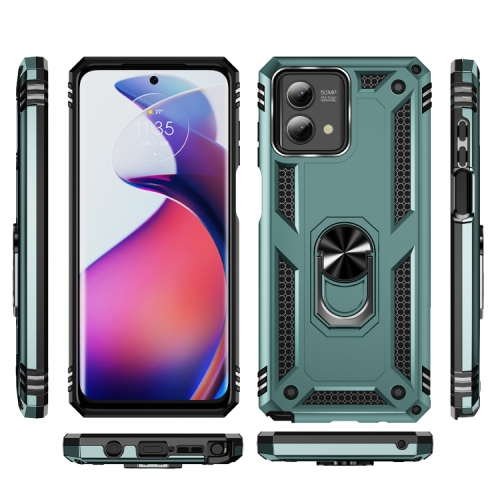 XCRS Dual-Layer Slim Design Armor Protection Cover, Built-in Magnetic Ring with Kickstand Case for Motorola Moto G Stylus 5G 2023