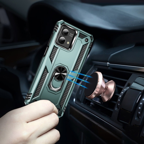 XCRS Dual-Layer Slim Design Armor Protection Cover, Built-in Magnetic Ring with Kickstand Case for Motorola Moto G Stylus 5G 2023