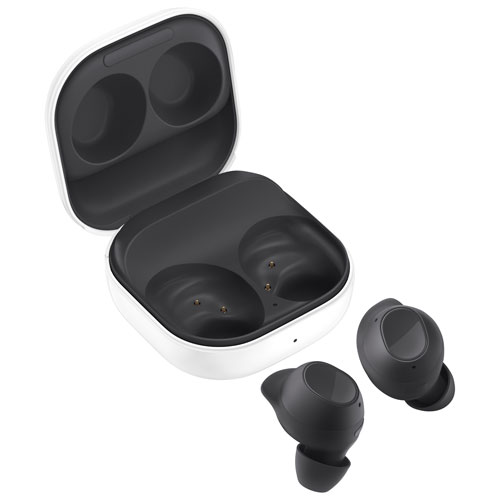 Écouteurs boutons 100 % sans fil à suppression du bruit Galaxy Buds FE de Samsung - Graphite