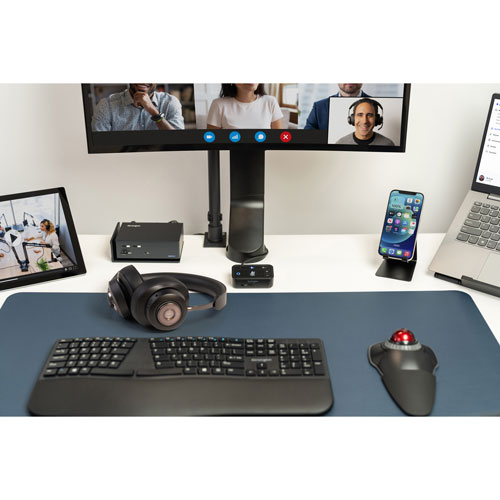 Kensington Orbit 1600 DPI Wireless Optical Trackball Mouse - Black