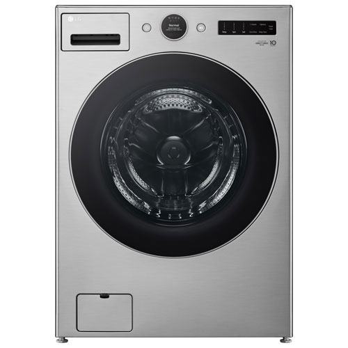 Open Box - LG 5.2 Cu Ft High Efficiency Front Load Steam Washer (WM5500HVA) -Graphite Steel -Scratch & Dent