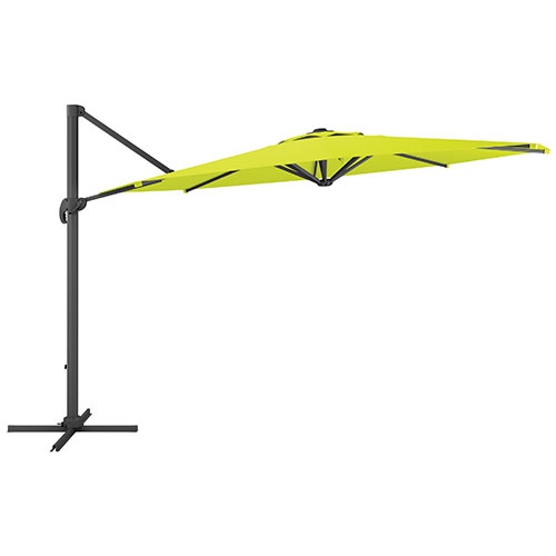CorLiving Collapsible 11.5 ft. Deluxe Patio Umbrella - Lime Green