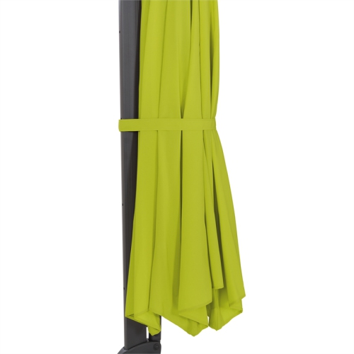 CorLiving Collapsible 11.5 ft. Deluxe Patio Umbrella - Lime Green