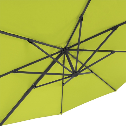 CorLiving Collapsible 11.5 ft. Deluxe Patio Umbrella - Lime Green