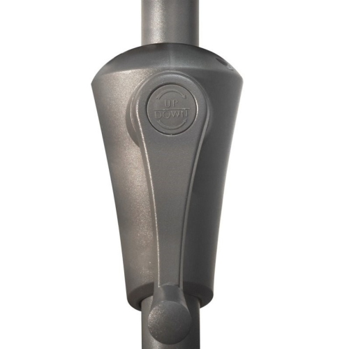 CorLiving 6.5 ft. Square Patio Umbrella - Black