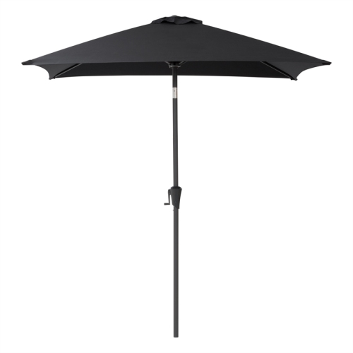 CorLiving 6.5 ft. Square Patio Umbrella - Black