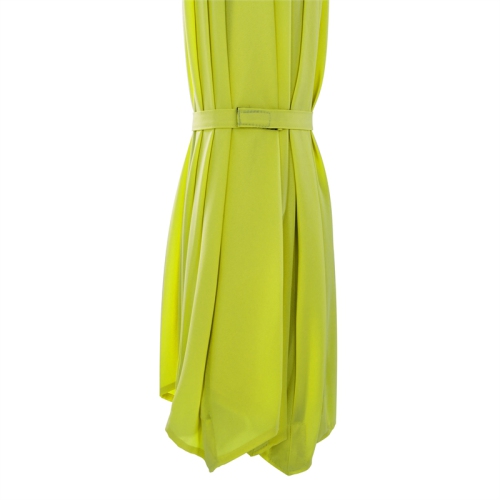 CorLiving Collapsible 11 ft. Offset Patio Umbrella - Lime Green