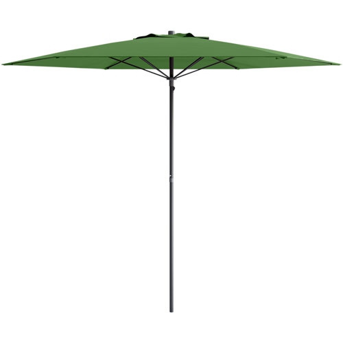 CorLiving Collapsible 7 ft. Circular Beach/Patio Umbrella - Forest Green