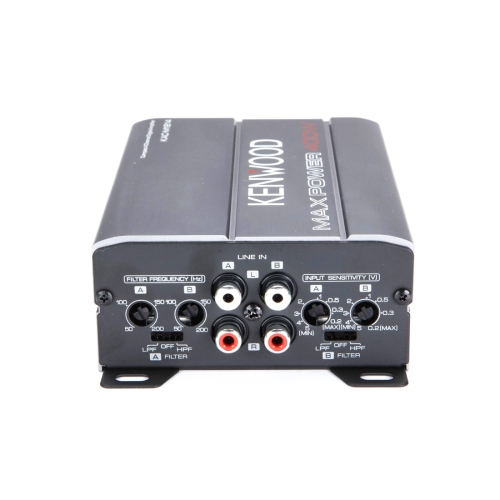 Kenwood KAC-M1814 400 W Max 4-Channel Class-D Compact Marine Audio Amplifier