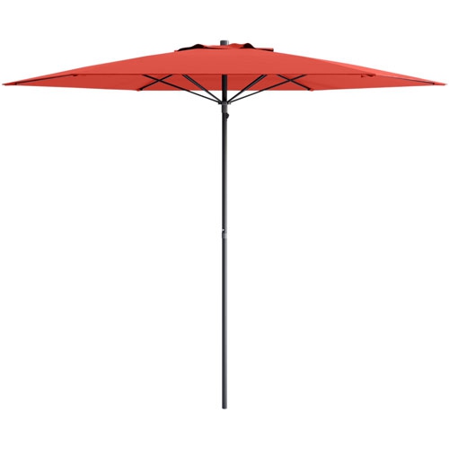 CorLiving Collapsible 7 ft. Circular Beach/Patio Umbrella - Crimson Red