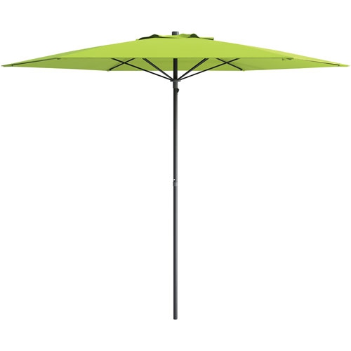 CorLiving Contemporary 7.5 ft. Deluxe Beach Umbrella - Lime Green
