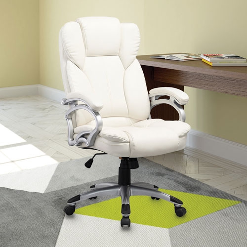 CORLIVING  Workspace Ergonomic High-Back Manager Chair - In White