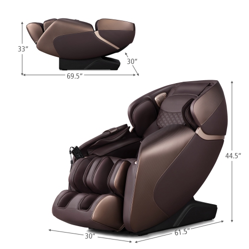 Relaxe Zero Gravity Shiatsu Massage Chair with Heating