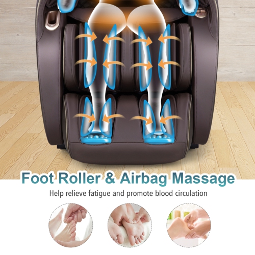 Relaxe Zero Gravity Shiatsu Massage Chair with Heating