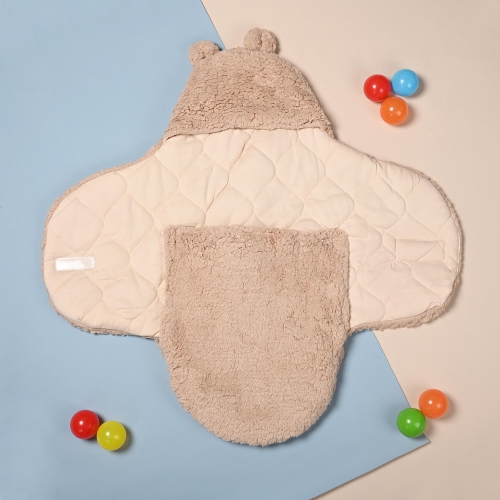 2.5 Tog Baby Swaddle Blanket , Boys Girls Cute Cotton Plush Receiving Blanket Sleep Sacks