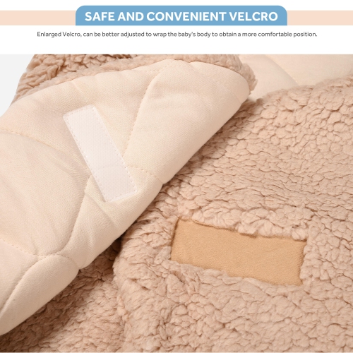 2.5 Tog Baby Swaddle Blanket , Boys Girls Cute Cotton Plush Receiving Blanket Sleep Sacks