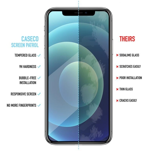 Protecteur d'écran en verre transparent pour 15 plus de iPhone - Screen Patrol