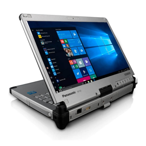 PANASONIC  Refurbished (Good) - Toughbook Cf-C2 Mk1, Convertible Rugged Laptop, Intel Core I5-3427U 1.8Ghz, 12.5" HD Touch, 12GB Ram, 256GB SSD