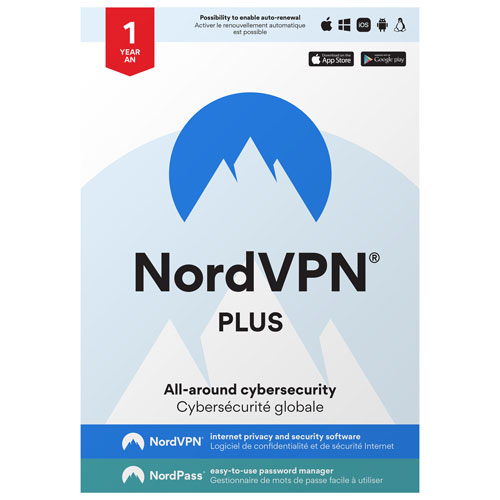 NordVPN Plus - 10 appareils - 1 an