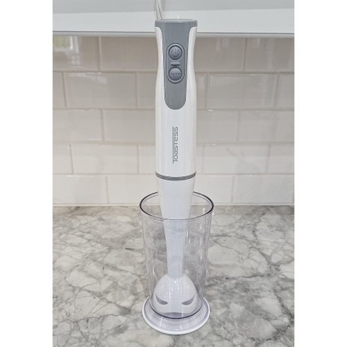 Toastess - Hand Blender with Measuring Cup 700ml, 2 Speeds, 260 Watts, White