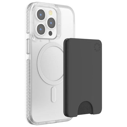 PopSockets PopWallet MagSafe Phone Wallet - Black