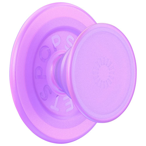 Prise extensible avec support universel MagSafe PopGrip de PopSockets pour téléphone cellulaire - Rose opalescent