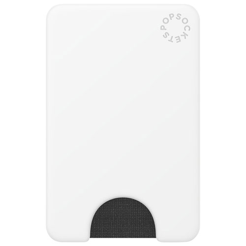 PopSockets PopWallet MagSafe Phone Wallet - White