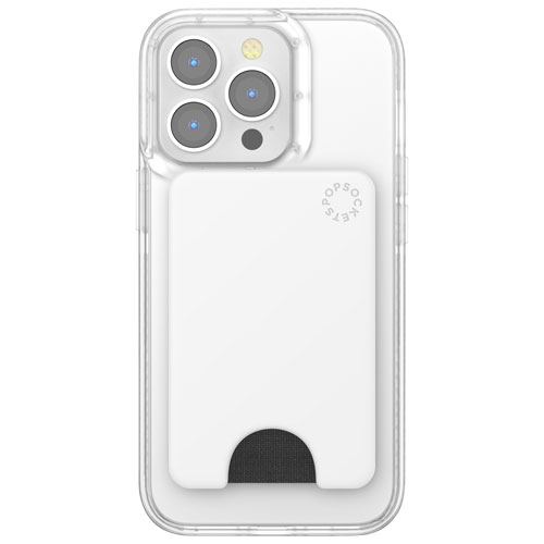 PopSockets PopWallet MagSafe Phone Wallet - White
