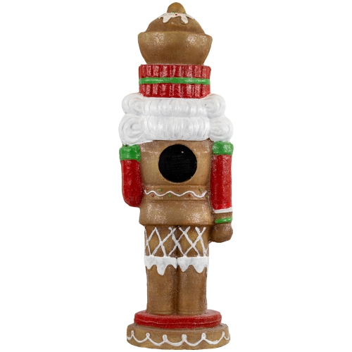 LED Lighted Gingerbread Nutcracker Christmas Figurine - 25.5"